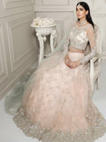 Anaya by Kiran Chaudhry Joie de Vivre Bridal 3PC Suit AMB-10 Kiara - FaisalFabrics.pk