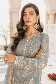MASHQ Premium Embroidery Wedding Collection 3pc Suit Angel Hour MX-04 - FaisalFabrics.pk
