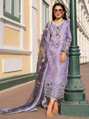 Mushq Lawana Embroidered Luxury Lawn Unstitched 3Pc Suit MSL-23-09 Ariya