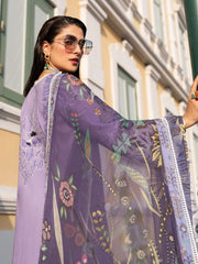 Mushq Lawana Embroidered Luxury Lawn Unstitched 3Pc Suit MSL-23-09 Ariya