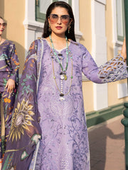 Mushq Lawana Embroidered Luxury Lawn Unstitched 3Pc Suit MSL-23-09 Ariya