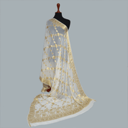 Tasneem Fabrics Women's Pure Bemberg Crinkle Dupatta - MDWH0001209
