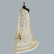 Tasneem Fabrics Women's Pure Bemberg Crinkle Dupatta - MDWH0001210