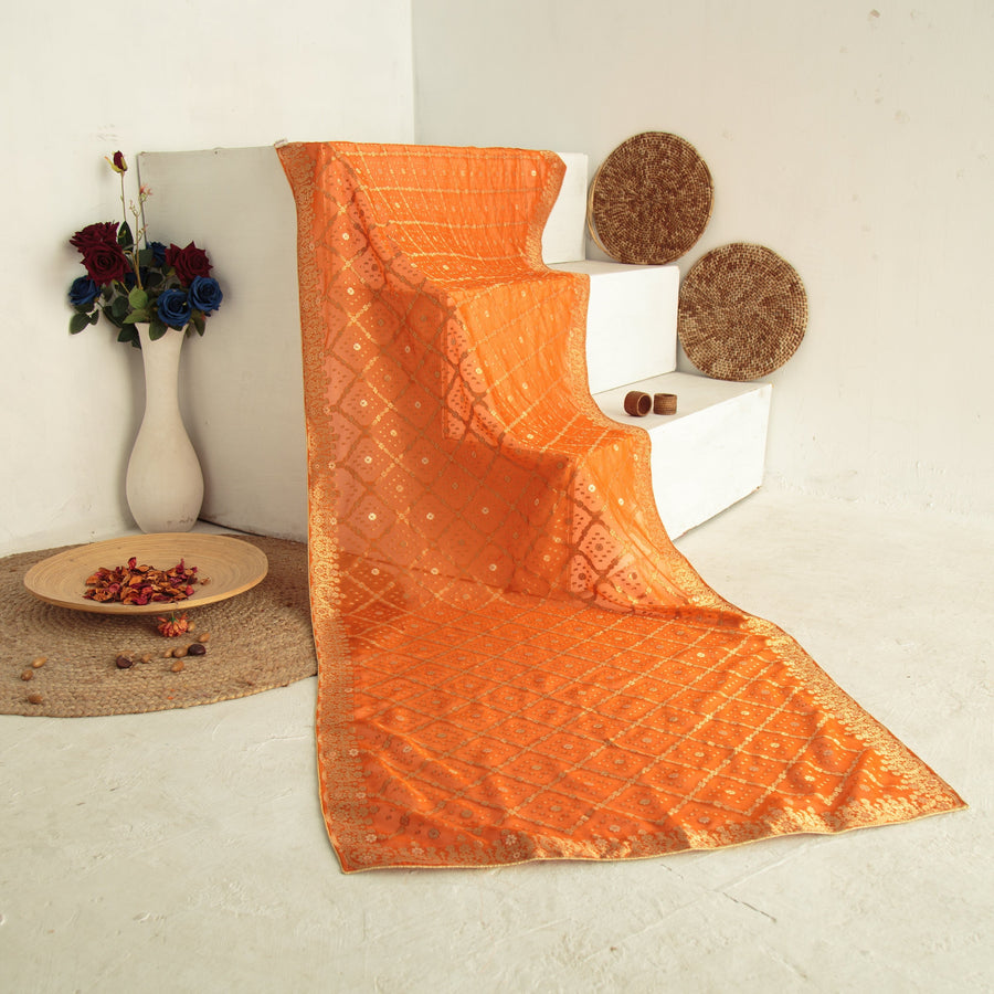 Pure Organza Jacquard-FBDY0002859 - Tasneem Fabrics