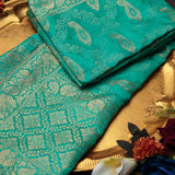 Tasneem Fabrics Women's Pure Gaji Silk Jacquard Dupatta - FBDY0002591