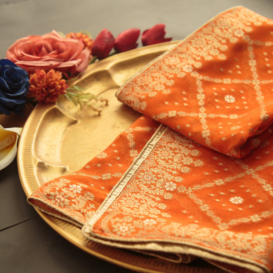 Pure Organza Jacquard-FBDY0002859 - Tasneem Fabrics