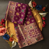 Pure Matka Silk Jacquard-FBDY0002555 - Tasneem Fabrics