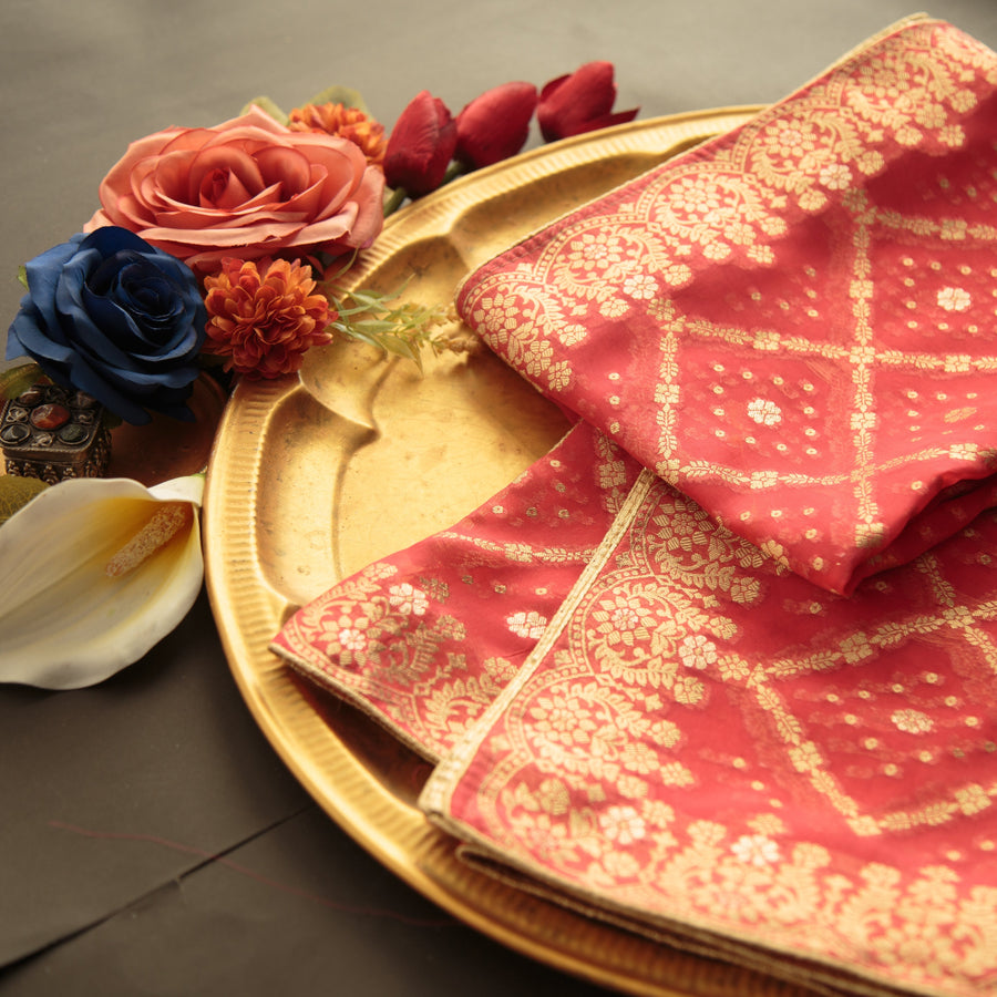 Pure Organza Jacquard-FBDY0002860 - Tasneem Fabrics