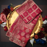 Tasneem Fabrics Women's Pure Gaji Silk Jacquard Dupatta - FBDY0002536