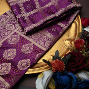 Tasneem Fabrics Women's Pure Gaji Silk Jacquard Dupatta - FBDY0002535
