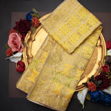 Tasneem Fabrics Women's Pure Gaji Silk Jacquard Dupatta - FBDY0002377