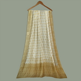 Tasneem Fabrics Women's Pure Bemberg Crinkle Dupatta - MDWH0001191