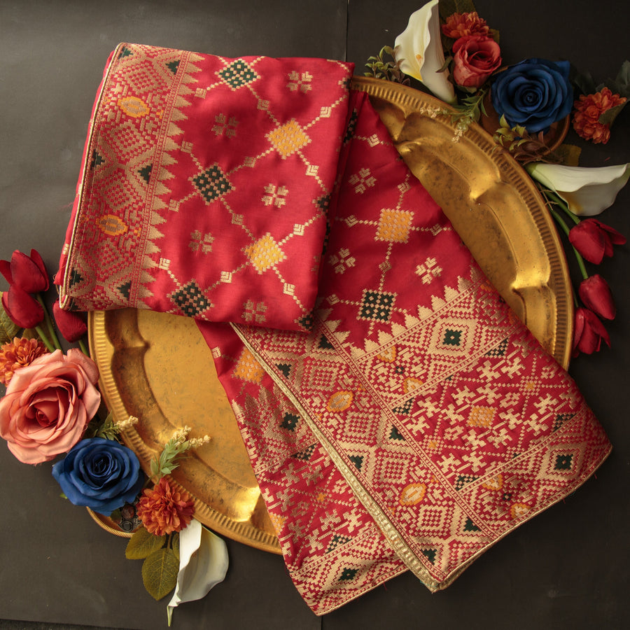 Pure Matka Silk Jacquard-FBDY0002552 - Tasneem Fabrics