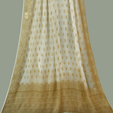 Tasneem Fabrics Women's Pure Bemberg Crinkle Dupatta - MDWH0001191