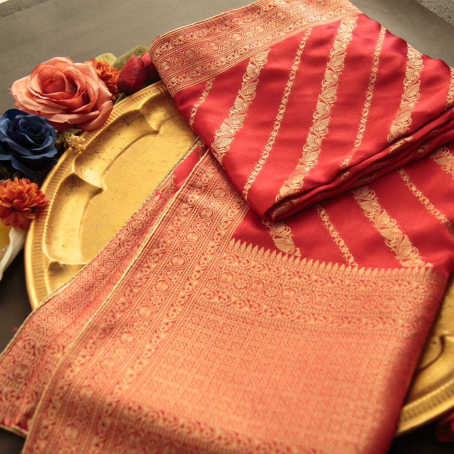 Tasneem Fabrics Women's Pure Gaji Silk Jacquard Dupatta - FBDY0002665