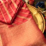 Tasneem Fabrics Women's Pure Gaji Silk Jacquard Dupatta - FBDY0002665