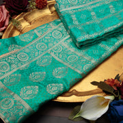 Tasneem Fabrics Women's Pure Gaji Silk Jacquard Dupatta - FBDY0002538