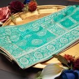 Tasneem Fabrics Women's Pure Gaji Silk Jacquard Dupatta - FBDY0002538