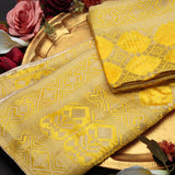 Tasneem Fabrics Women's Pure Gaji Silk Jacquard Dupatta - FBDY0002683
