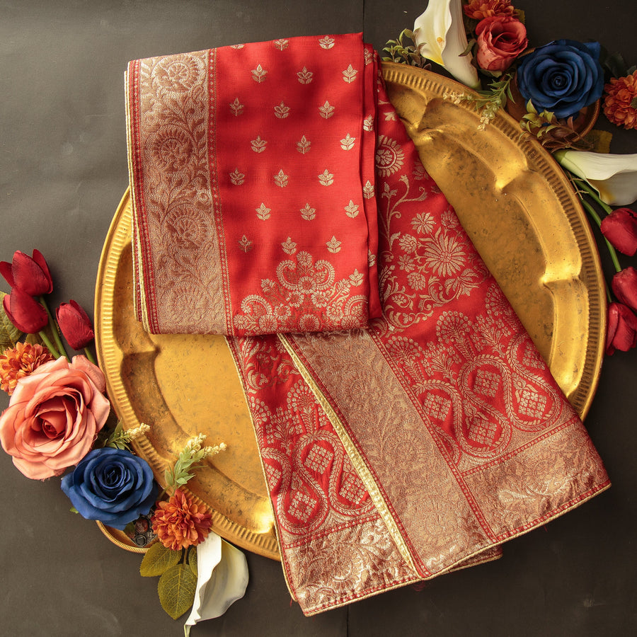 Pure Matka Silk Jacquard-FBDY0002929 - Tasneem Fabrics
