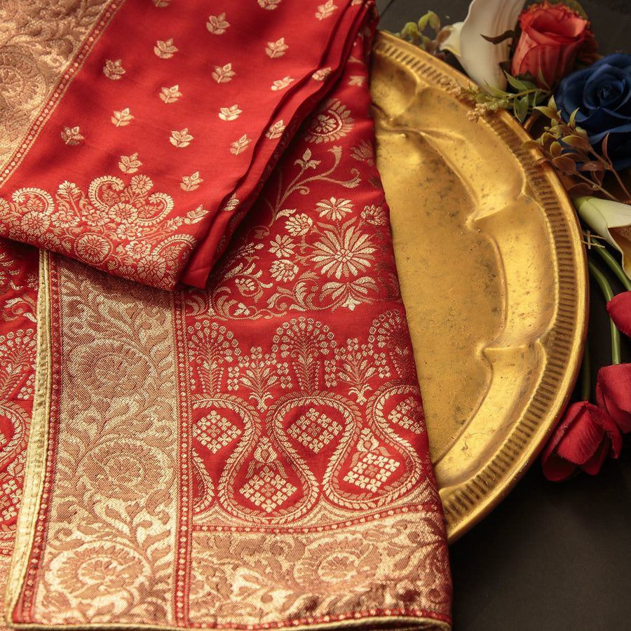 Pure Matka Silk Jacquard-FBDY0002929 - Tasneem Fabrics