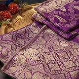 Tasneem Fabrics Women's Pure Gaji Silk Jacquard Dupatta - FBDY0002588