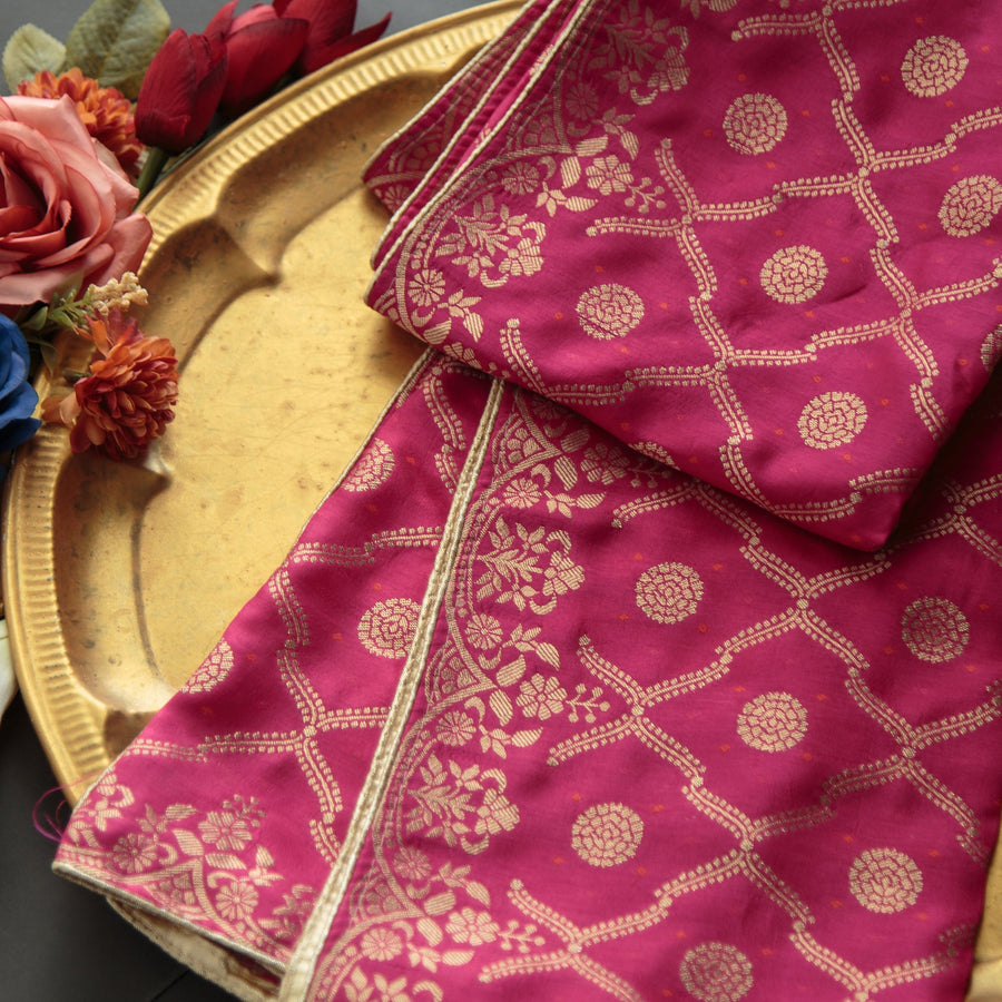 Pure Matka Silk Jacquard-FBDY0002872 - Tasneem Fabrics