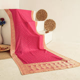 Tasneem Fabrics Women's Crepe Silk Jacquard Dupatta - FBDY0002675