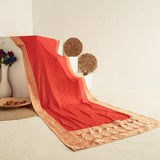 Tasneem Fabrics Women's Crepe Silk Jacquard Dupatta - FBDY0002678