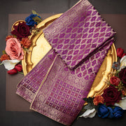 Tasneem Fabrics Women's Pure Gaji Silk Jacquard Dupatta - FBDY0002624