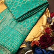 Tasneem Fabrics Women's Pure Gaji Silk Jacquard Dupatta - FBDY0002621