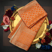 Tasneem Fabrics Women's Pure Gaji Silk Jacquard Dupatta - FBDY0002622