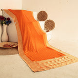 Tasneem Fabrics Women's Crepe Silk Jacquard Dupatta - FBDY0002679