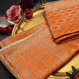Tasneem Fabrics Women's Pure Gaji Silk Jacquard Dupatta - FBDY0002622
