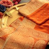 Crepe Silk Jacquard-FBDY0002679 - Tasneem Fabrics