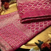 Tasneem Fabrics Women's Pure Gaji Silk Jacquard Dupatta - FBDY0002627