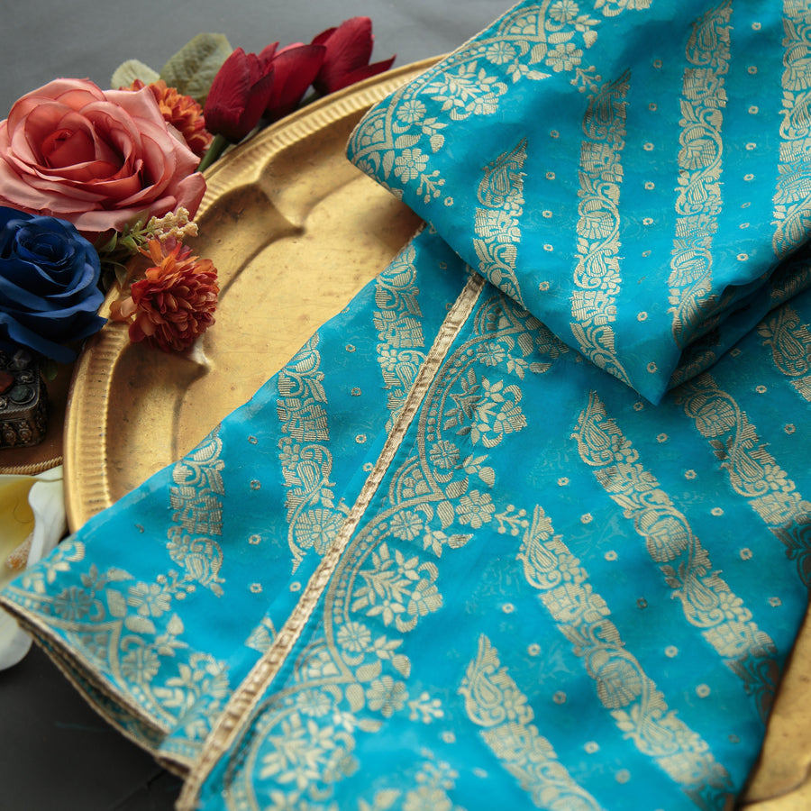 Pure Organza Jacquard-FBDY0002822 - Tasneem Fabrics
