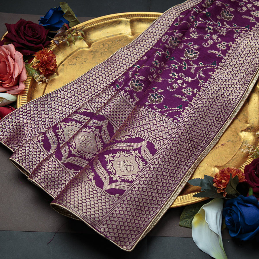 Pure Matka Silk Jacquard-FBDY0002562 - Tasneem Fabrics