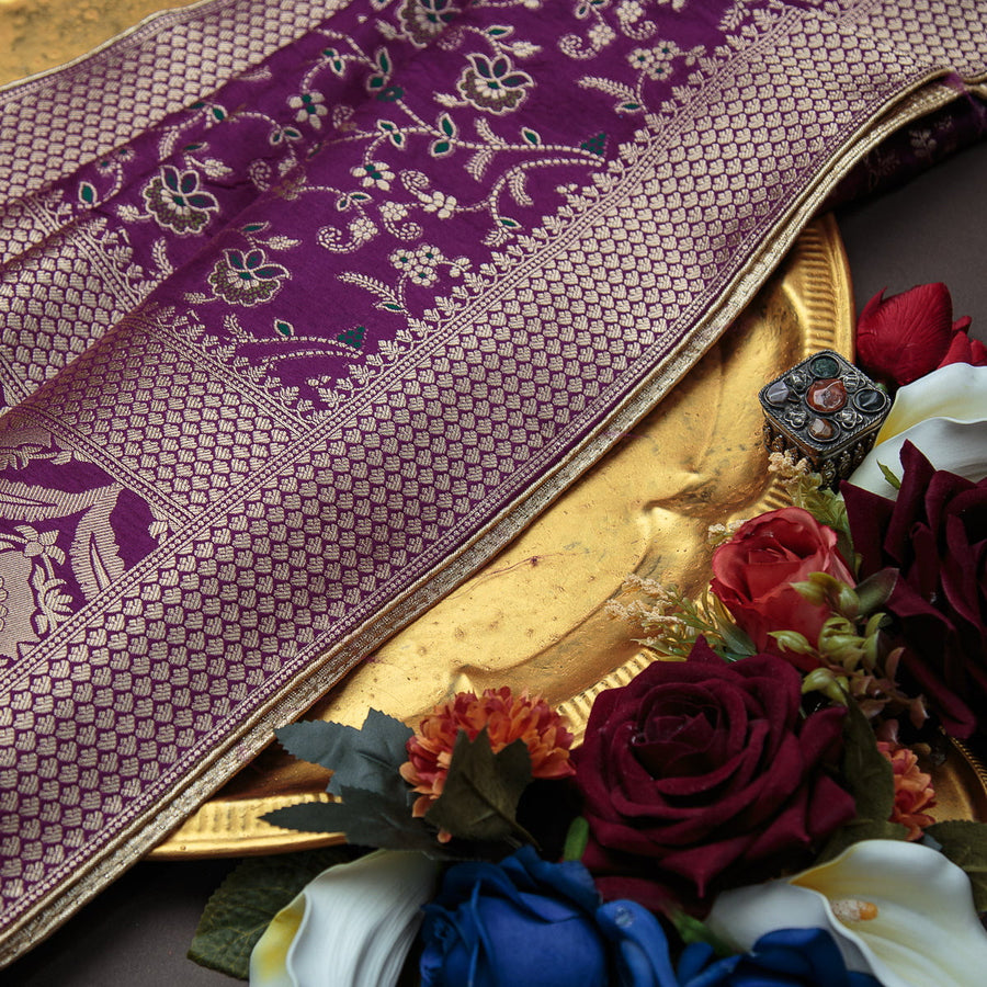 Pure Matka Silk Jacquard-FBDY0002562 - Tasneem Fabrics