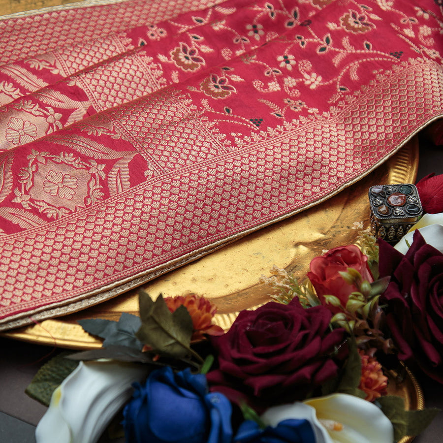 Pure Matka Silk Jacquard-FBDY0002386 - Tasneem Fabrics