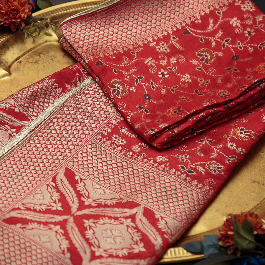 Pure Matka Silk Jacquard-FBDY0002559 - Tasneem Fabrics