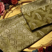 Tasneem Fabrics Women's Pure Gaji Silk Jacquard Dupatta - FBDY0002699
