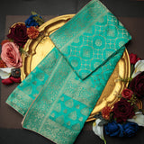 Tasneem Fabrics Women's Pure Gaji Silk Jacquard Dupatta - FBDY0002545