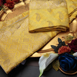 Tasneem Fabrics Women's Pure Gaji Silk Jacquard Dupatta - FBDY0002589