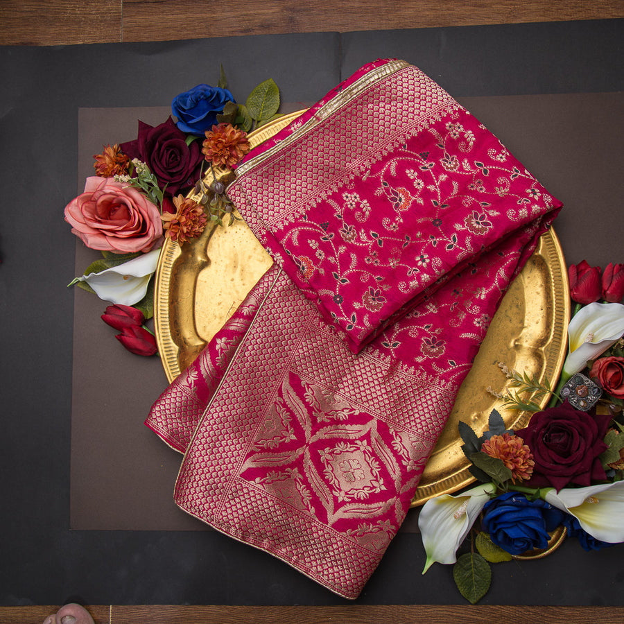 Pure Matka Silk Jacquard-FBDY0002560 - Tasneem Fabrics