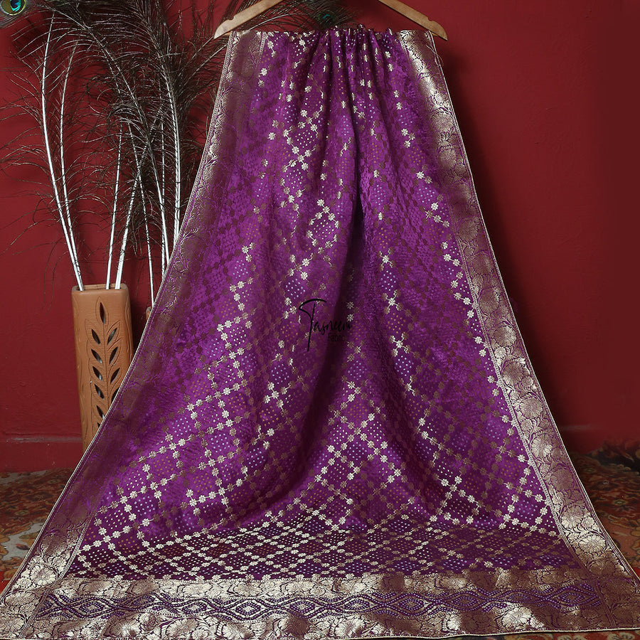 FBDY0002641-Pure Gaji Silk Jacquard - Tasneem Fabrics