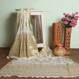 Tasneem Fabrics Women's Pure Bemberg Crinkle Dupatta - MDWH0001188