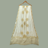 Tasneem Fabrics Women's Pure Bemberg Crinkle Dupatta - MDWH0001206