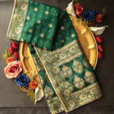 Tasneem Fabrics Women's Pure Gaji Silk Jacquard Dupatta - FBDY0002725