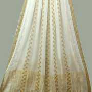 Tasneem Fabrics Women's Pure Bemberg Crinkle Dupatta - MDWH0001192